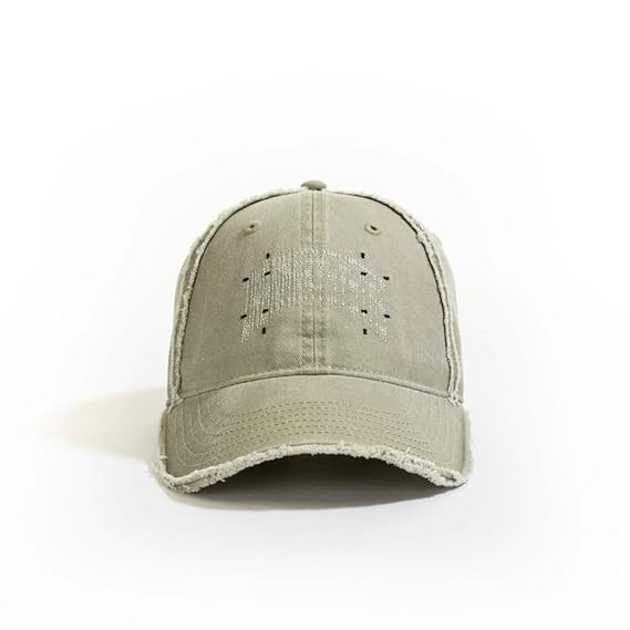 URBAN MONKEY Washed Denim 100% Cotton Grey Baseball Cap for Men & Women | Comfort and Style Sports Cap, Designed & Seeking The Perfect Fashion | One Size Fits Most