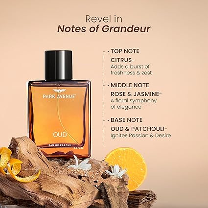 Park Avenue Oud, Eau De Parfum Men, 100ml | Long Lasting Perfume Spray For Men | Wedding Gift Ideas | Best Wedding Gifts | Premium Luxury Fragrance Scent Aromatic | Suitable For Every Occasion