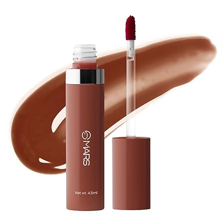 MARS Lip Mist for Women (4.5 ml) (06-Cocoa Drip) | Dual Function | Buildable Color | Glossy Finish | Long-Lasting | Hydration | Light-Weight Formula | Non-Patchy Reapplication