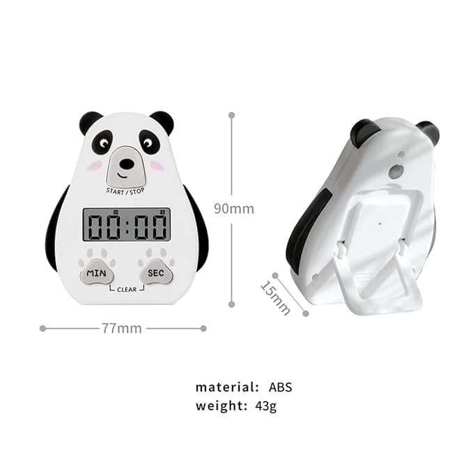 P-Plus International Digital Dual Kitchen Timer Count UP/Down Timer Cooking Timer Loud Volume Alarm and Flashing Light (Blue, Set of 1)