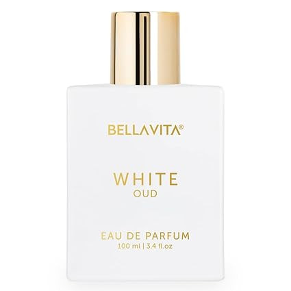 BELLAVITA White Oud Unisex EDP 100ml with Orange, Patchouli, Musk | Premium, Long Lasting Oud & Fruity Fragrance Perfume for Men & Women | Great for Everyday Use