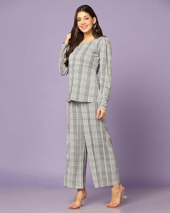 Leriya Fashion Cotton Blend Western Dress Co-Ord Set For Women