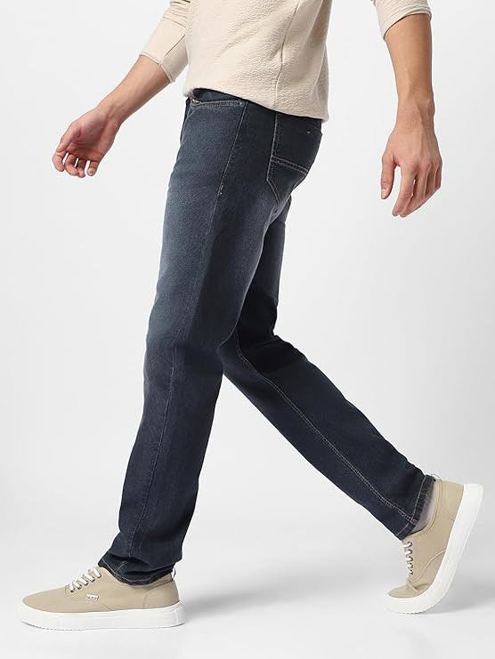 Urbano Fashion Men's Regular Fit Washed Jeans Stretchable