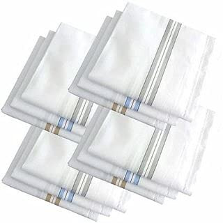 Cotton Handkerchiefs Solid White Van Heusen 6 Pack