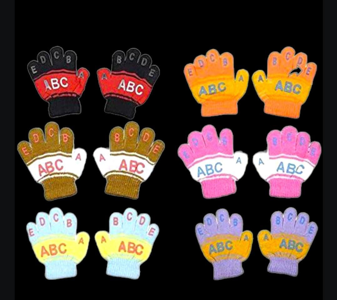 Gloves for kids pack of 6