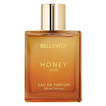 Bella Vita Luxury Honey Oud 100ml Long Lasting Perfume for Man and Woman | Bergamot, Patchouli & Vanilla | Sweet, Woody and Spicy Fragrance for Men & Women