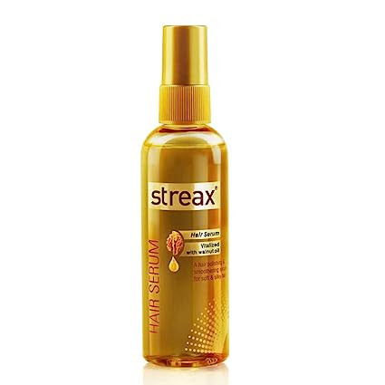 Streax Vitalized Walnut Hair Serum for Instant Shine