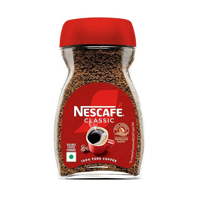 NESCAFE Classic Instant Coffee Powder | Great start to your morning | 100% Pure Coffee |45g Jar