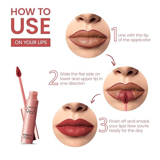 LAKMÉ 9 to 5 Weightless Mousse Lip & Cheek Color, Blush Velvet, 9g
