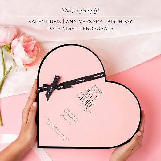 Kimirica Gift Set Love Story Moment For Women & Men| Luxury Bath and Body Care Set |Birthday Gift Kits | Anniversary Gift Kits To Pamper Your Loved Ones | Self Care Gift set for all Occasion & Ages | 