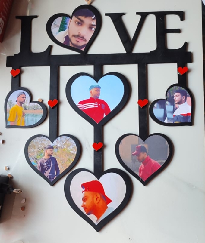 Heart collage Frame