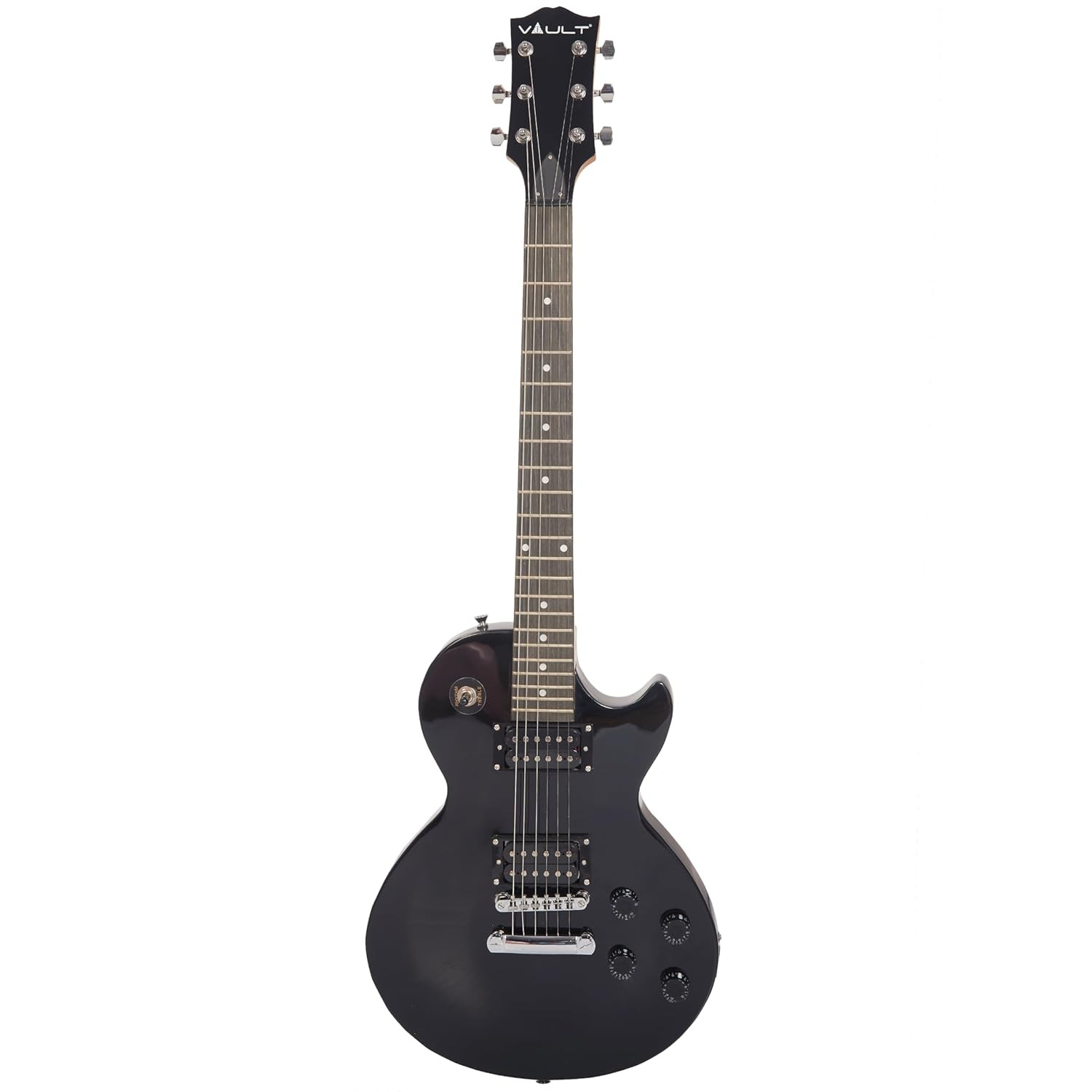 Vault LP1 Les Paul Style Electric Guitar - Black