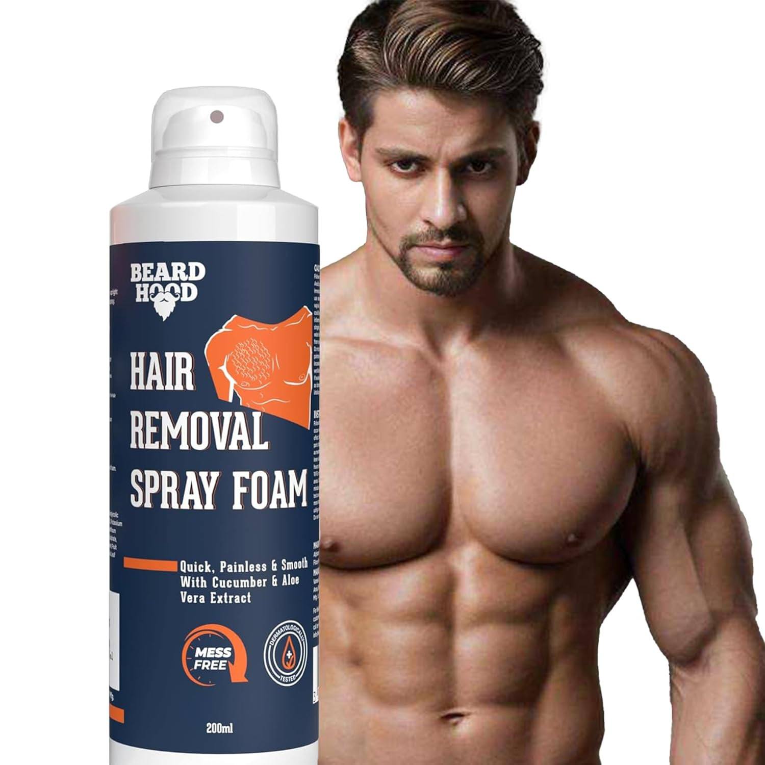 BEARD HOOD – HAIR REMOVAL SPRAY FOAM (200 ML)