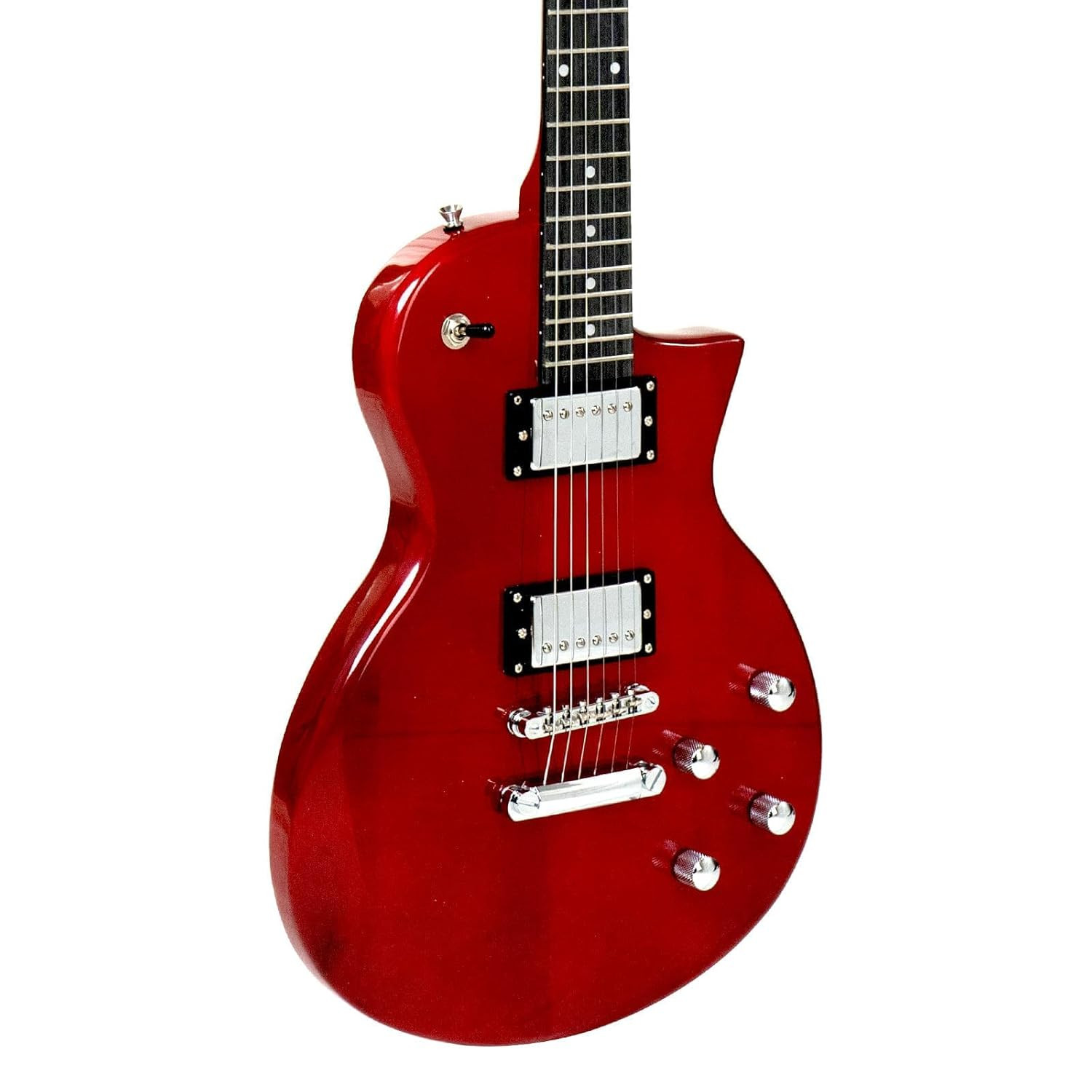 Kadence Astroman Electric Guitar Red Classical era model 2 Volume, 2 Tone, Control with Bag and Cable (Red)