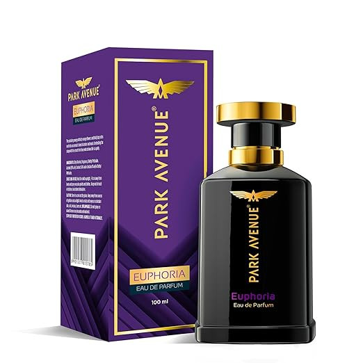 Park Avenue Euphoria, Eau De Parfum Men, 100ml | Long Lasting Perfume for Men | Diwali Gift | Premium Luxury Fragrance Scent | Aromatic Blend of Amber & Musk | Suitable for Every Occasion