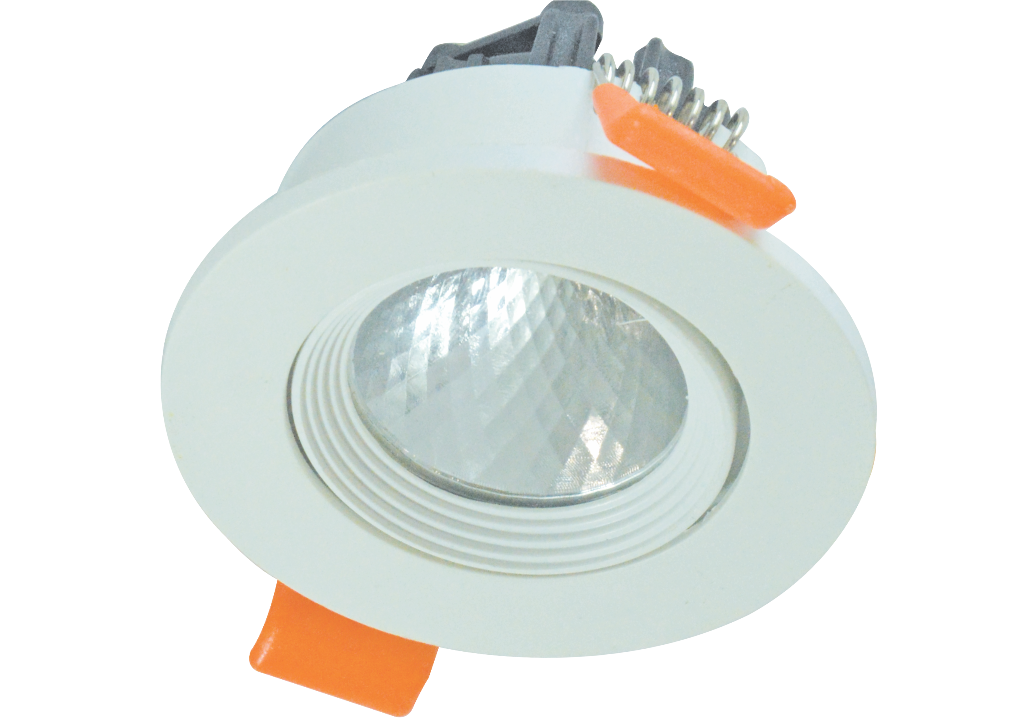 LEDOLUX 5Watt Round Spot/Down light Cool white(6000K) (Pack of 5, Cool White)