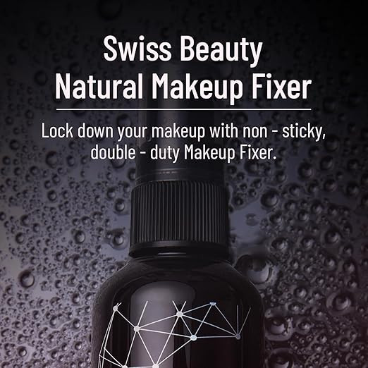 Swiss Beauty Natural Makeup Fixer | Natural Dewy Finish | With Vitamin E and Aloe Vera | Long-Lasting | Hydrating & Refreshing Setting Spray | 70 ml