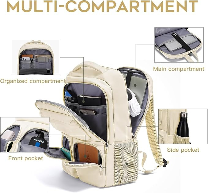 Red Lemon Bange 15.6 Inch Smart Laptop Backpack, Anti Theft Pocket and Accessories Organiser for Men Women Boys Girls