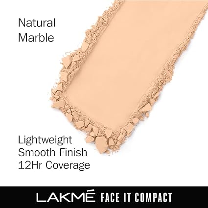 LAKMÉ Face It Compact, Marble, 9 g