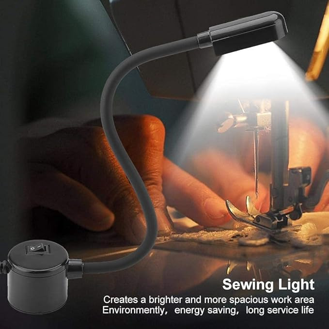 Lucky Store 10W LED's,Magnetic Mounting Base Lamp for Home Study,Reading Book,Bedside,Flexible,Desk Light,Table Lamp with Toggle Switch – White Color