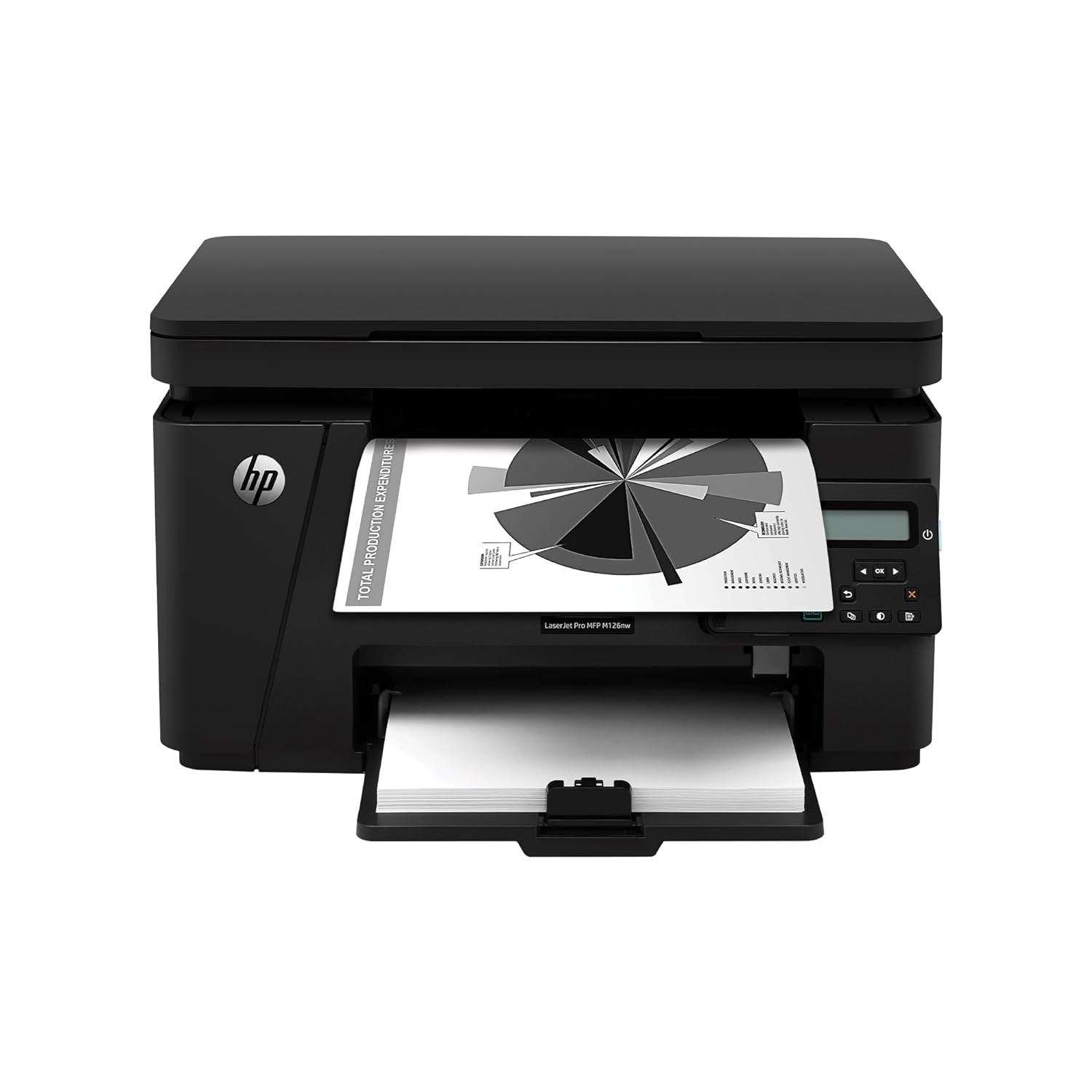 HP Laserjet Pro M126Nw All-in-One B&W Monochrome Printer for Home: Print, Copy, & Scan, Compact, Easy Mobile Printing, Black