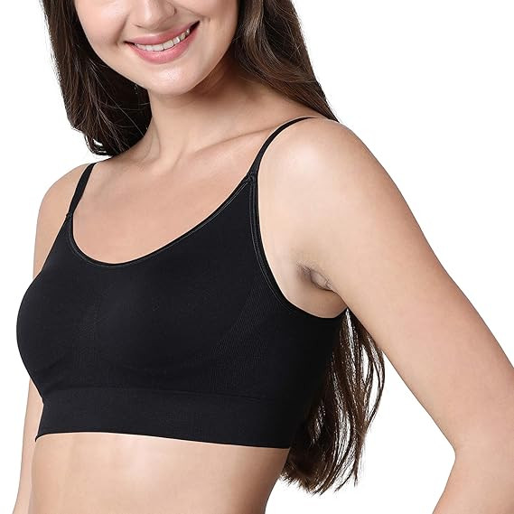 Enamor Women's Everyday Fashion T-Shirt Bra - Padded, Non-Wired, Full Coverage, Ultra Soft, No-Pinch, and No-Show Through