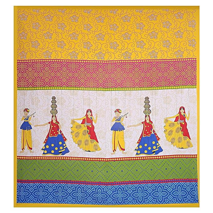 100% Cotton Double Bedsheet with 2 Pillow Covers, Blue