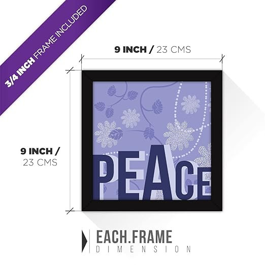 FATMUG Quotes Wall Frames Inspirational Posters For Room Office Decor Motivational Set of 8 Painting Prints