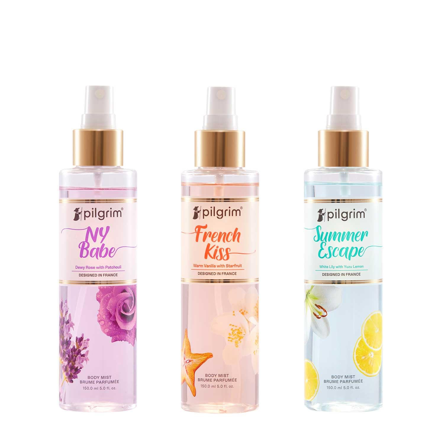 PILGRIM – BODY MIST COLLECTION (3 X 150 ML)