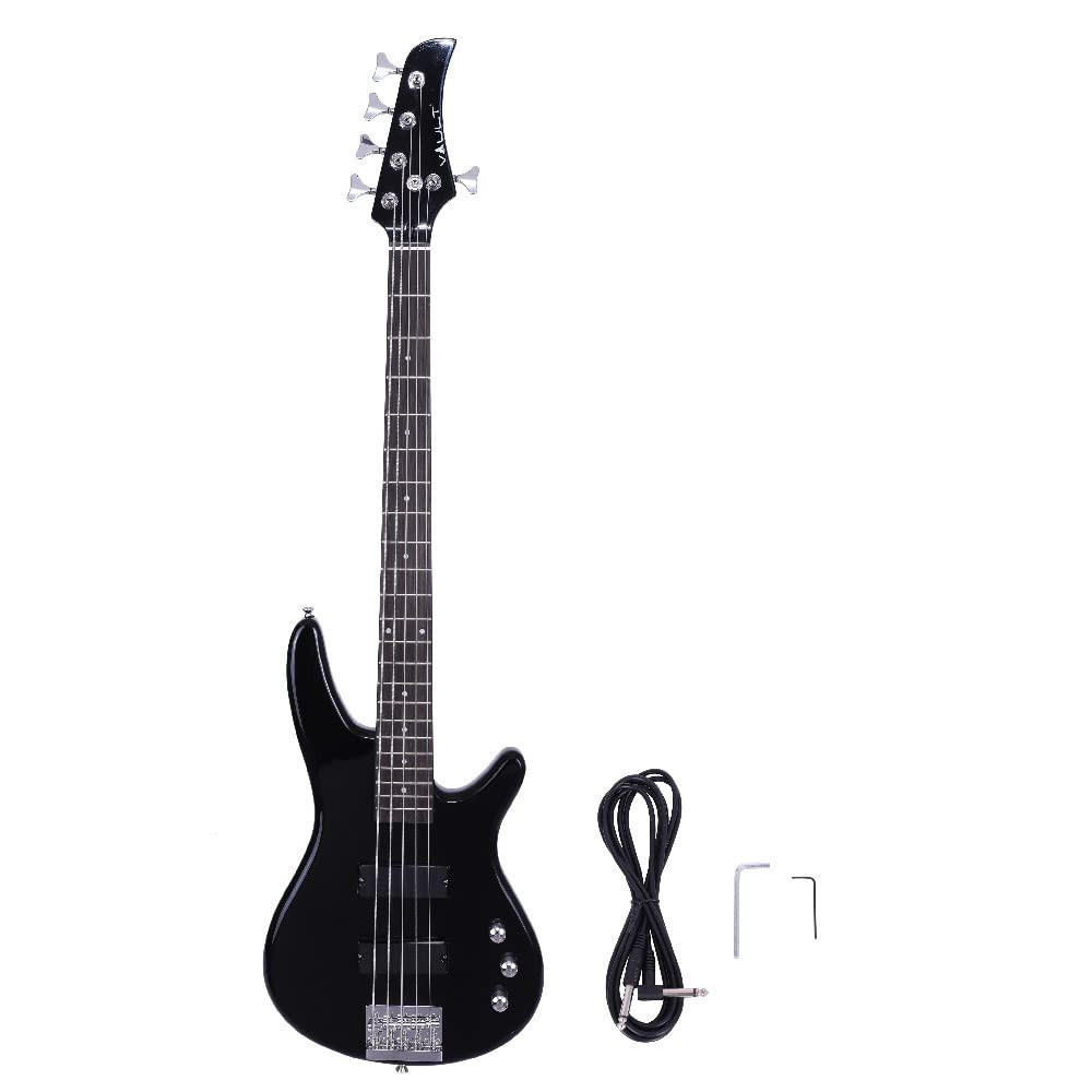 Vault PB5 Precision 5-String Bass Guitar - Black