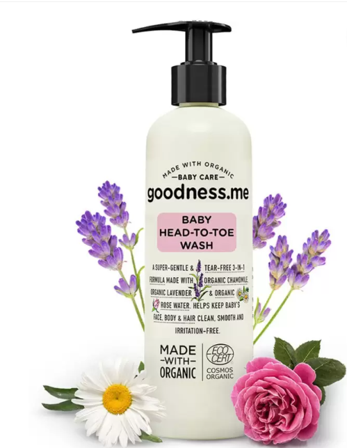 GOODNESS.ME – BABY HEAD-TO-TOE WASH (200 ML)