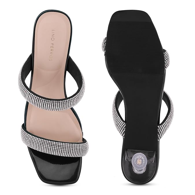 Lino Perros Rhinestone Embellished Stilettos