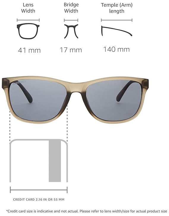 Fastrack Wayfarer Shaped 100% UV Protected Sunglasses for Men