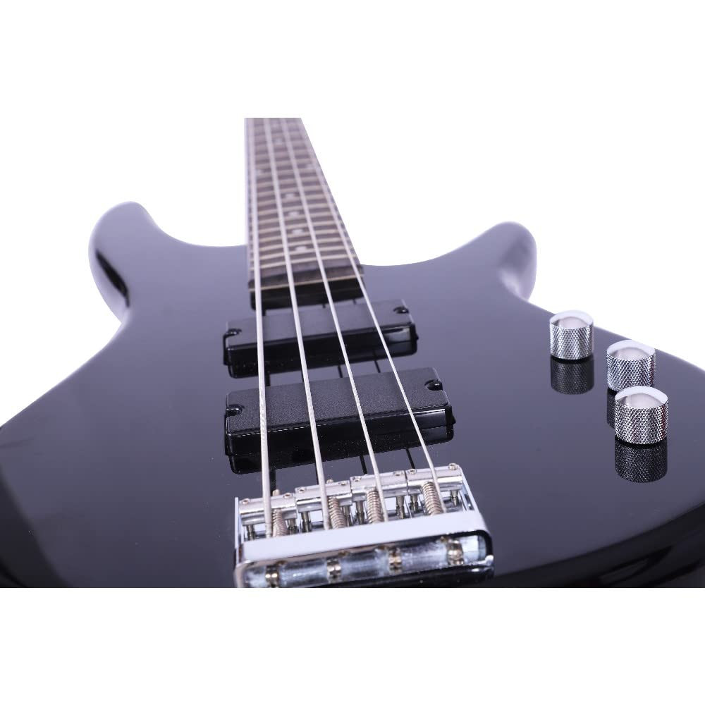 Vault PB4 Precision 4-String Bass Guitar - Black