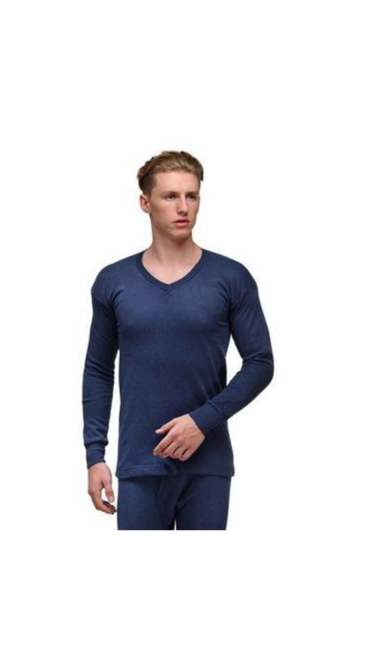 Alfa Thick Fleece cotton Blend Super soft V' Neck Thermal set