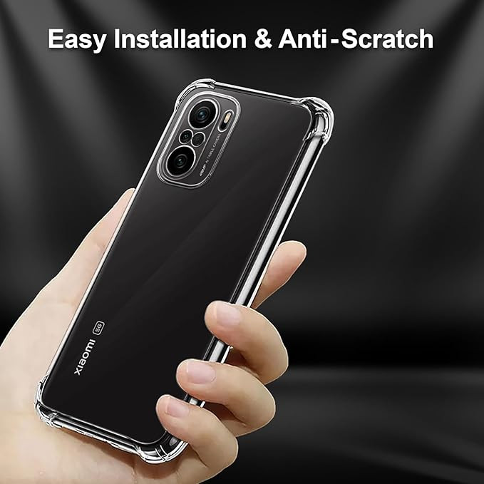 Plus Mobile Cover Soft & Flexible Shockproof Back Case with Cushioned Edges Transparent for Mi 11X | Mi 11X Pro - Clear