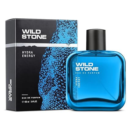Wild Stone Hydra Energy EDP Premium Perfume for Men, 100 Ml | Long-lasting Eau De Parfum | Refreshing Fragrances for Modern Man | Active Lifestyle | Gift For Men.