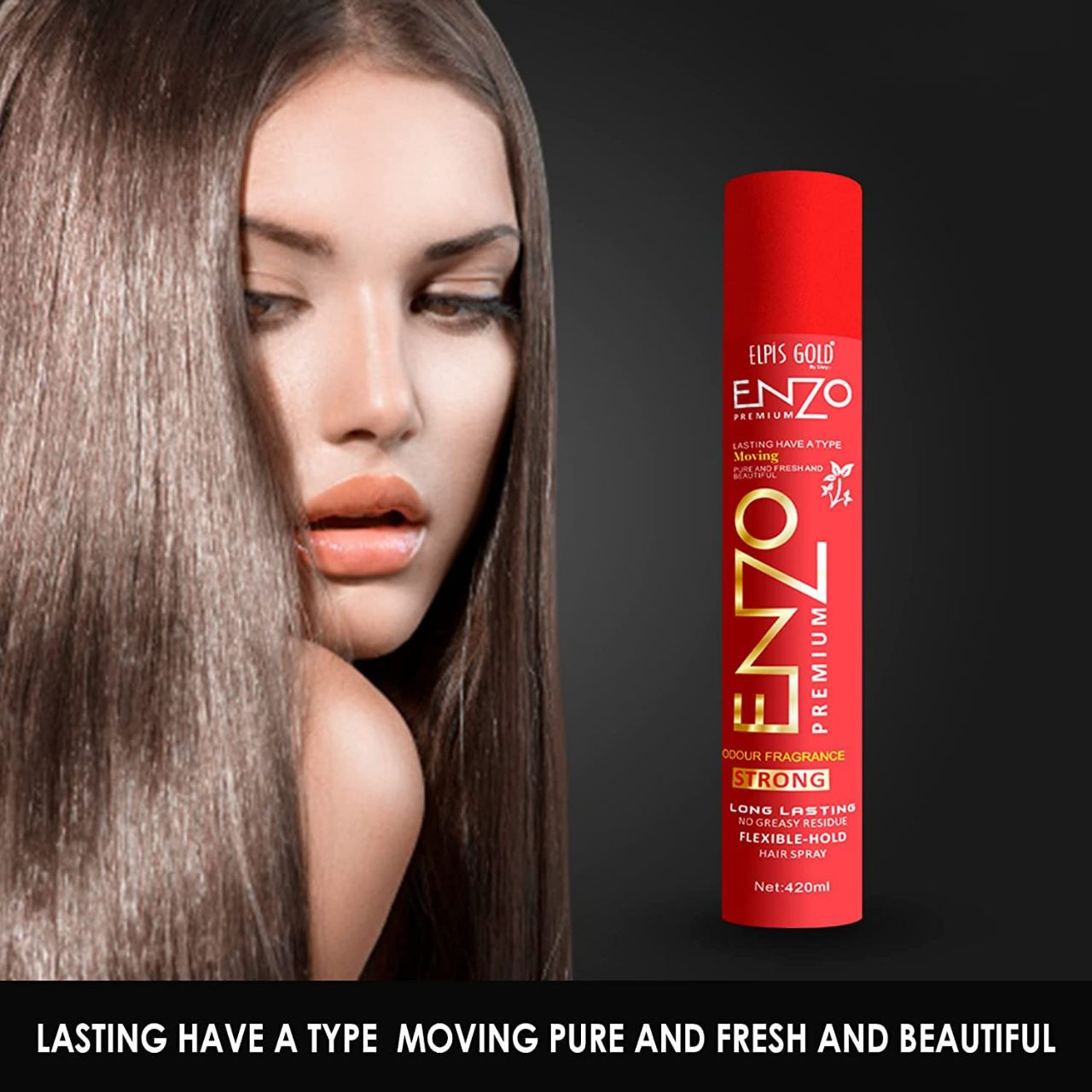 Enzo Premium Hair Spray For Hair Styling Long Lasting