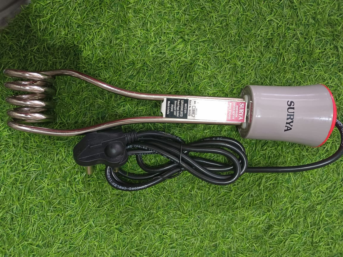 Usha water heater 1500W Shock Proof Immersion Rod Electric Water Heater Immersion Rod With Waterproof & Shockproof Protection |