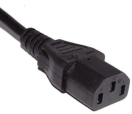 Desktop Power Cable | Power Cable Cord | Power Cable for SMPS/Desktop/Printer/Scanner | Computer Power Cable - 1.5m