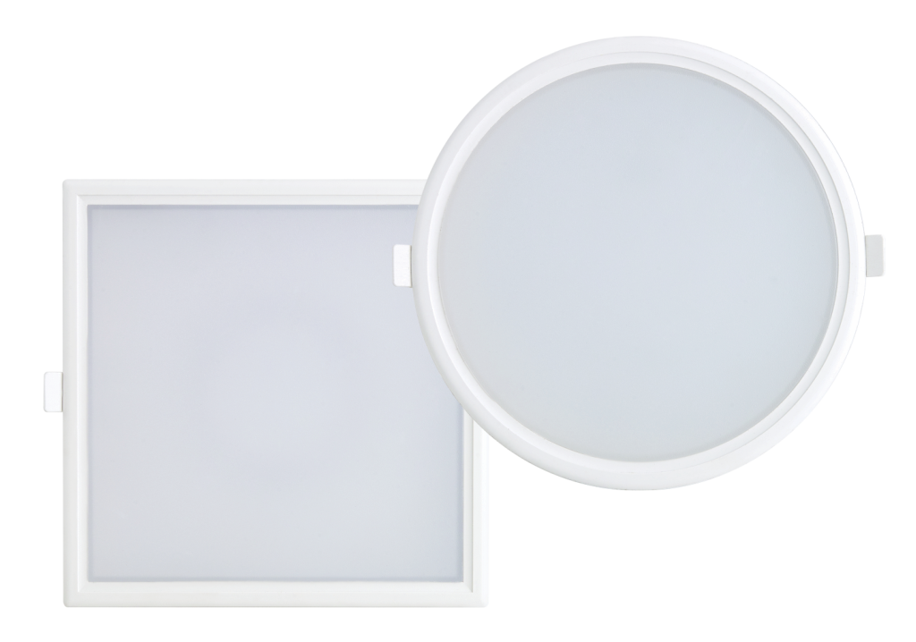 Godius Private Limited 6W, 10W, 15W Round 3 in1 Slim Downlight Available in 3 Colour Warm White & LED Square False Ceiling Panel Light for POP (White)_(Combo of 2)-SP6