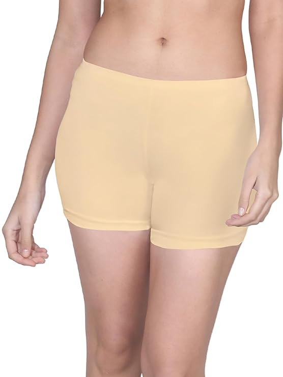 Chica Cotton High Waist Panty for Women (Pack of 1 & 2) Comfortable, Breathable, High Rise, Seamless Smooth Shorts for Under Dresses, Shorts Panties for Women's with Good Hip Coverage