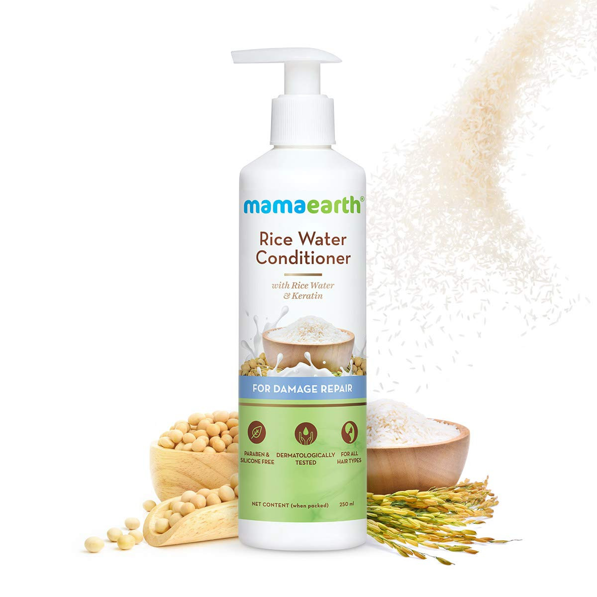 Mamaearth Rice Water Conditioner for Dry & Damaged Hair