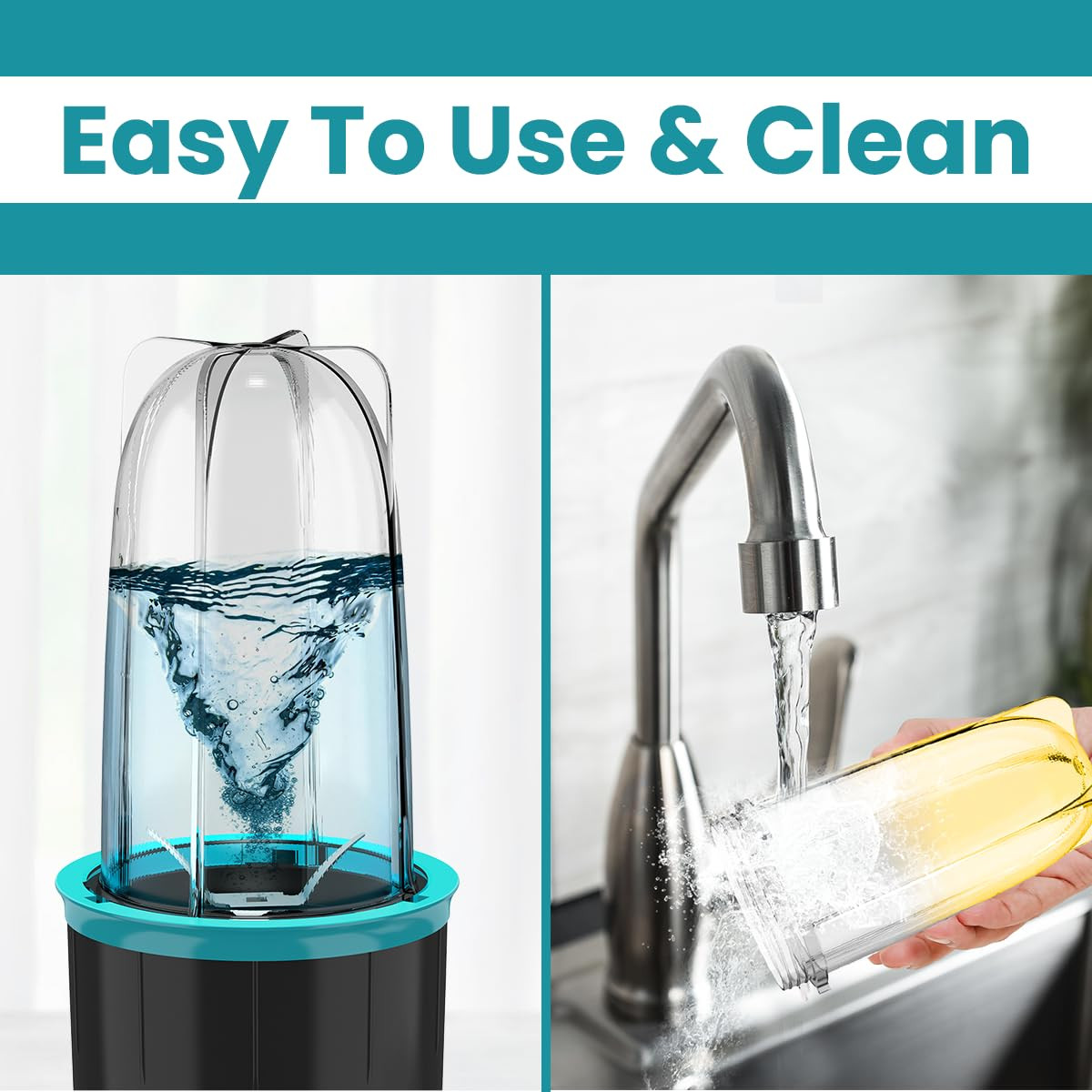 Crompton Ameo Blend | Nutri blender | Smoothie Maker | Mixer Grinder | 400 watts powerful motor | 2 Food grade jars | Sipper Cap | Storage lid | 2 years warranty | Black & Sea Green Color