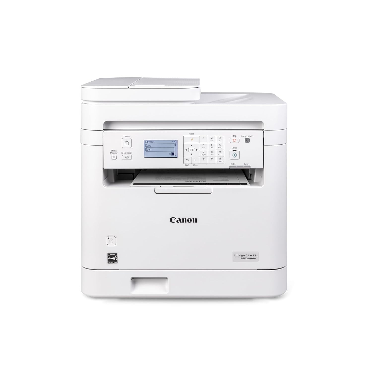 Canon imageCLASS MF284dw - Monochrome, Duplex, Wireless Laser Printer, Multifunction with Print, Copy, Scan, Auto Document Feeder, 1 Year Limited Warranty, 35 PPM, White
