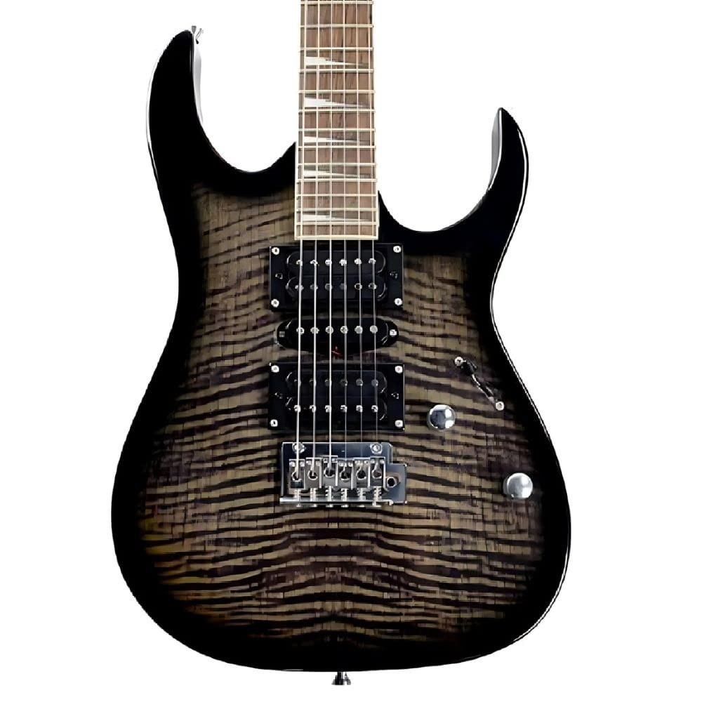 Vault RG1 Soloist Premium Electric Guitar - Transparent Black