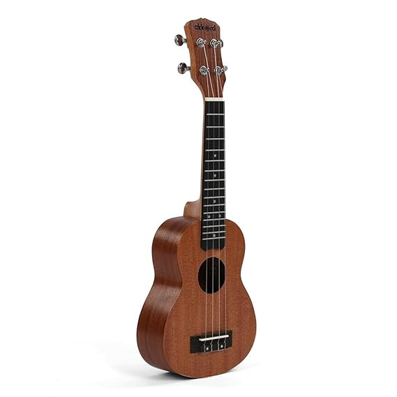 Akkord Mahagony Wood Soprano 21" Ukulele Super Combo- with Gig-Bag, Tuner, Strap, Fluorocarbon String Set and Capo