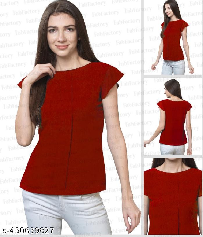 Tops for Women Stylish Latest | Office Wear Tops for Women | Cotton Blend Tops for Women | V-Neck Top