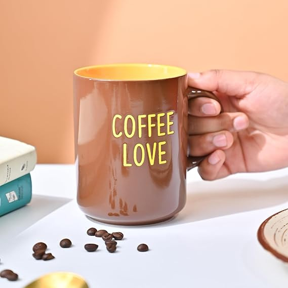Roll over image to zoom in      MARKET 99 Ceramic Mug (Coffeee) 350 Ml,Coffee Mug Microwave Safe Coffee/Milk Mug with Handle Ideal Best Gift for Friends, Anniversary, Birthday