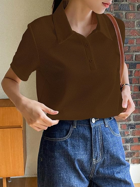 Leriya Fashion Women Tops | Regular Fit Tops for Jeans | Korean Style | Trendy T-Shirt | Western and Stylish